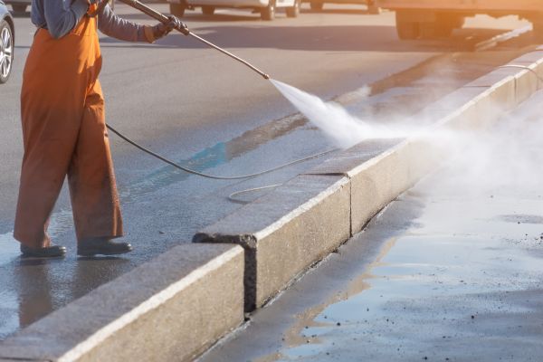 Commercial Concrete Cleaning in Fernandina Beach