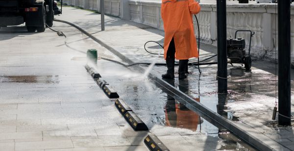 Parking Lot Pressure Washing in Fernandina Beach
